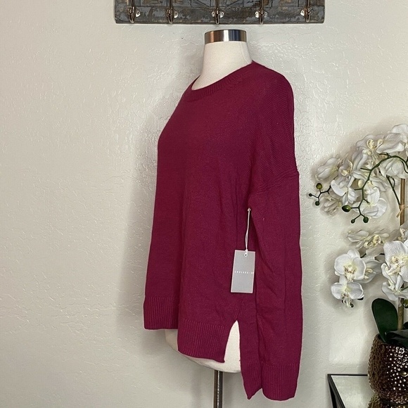 Chelsea28 NWT Womens Sweater Syrah Pullover - Picture 2 of 7
